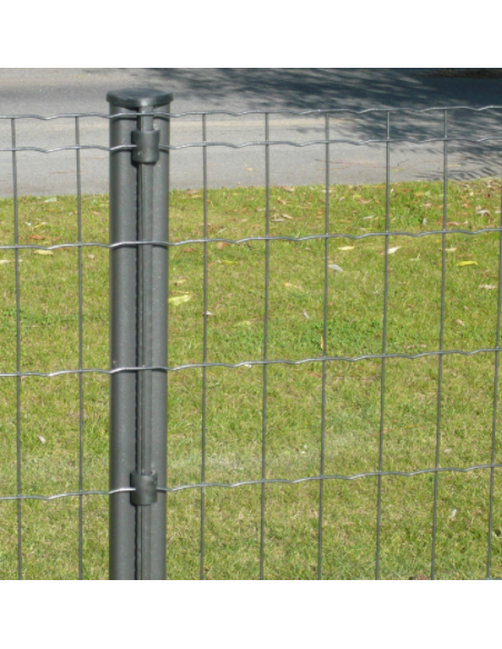 Poteau rond à crémaillère